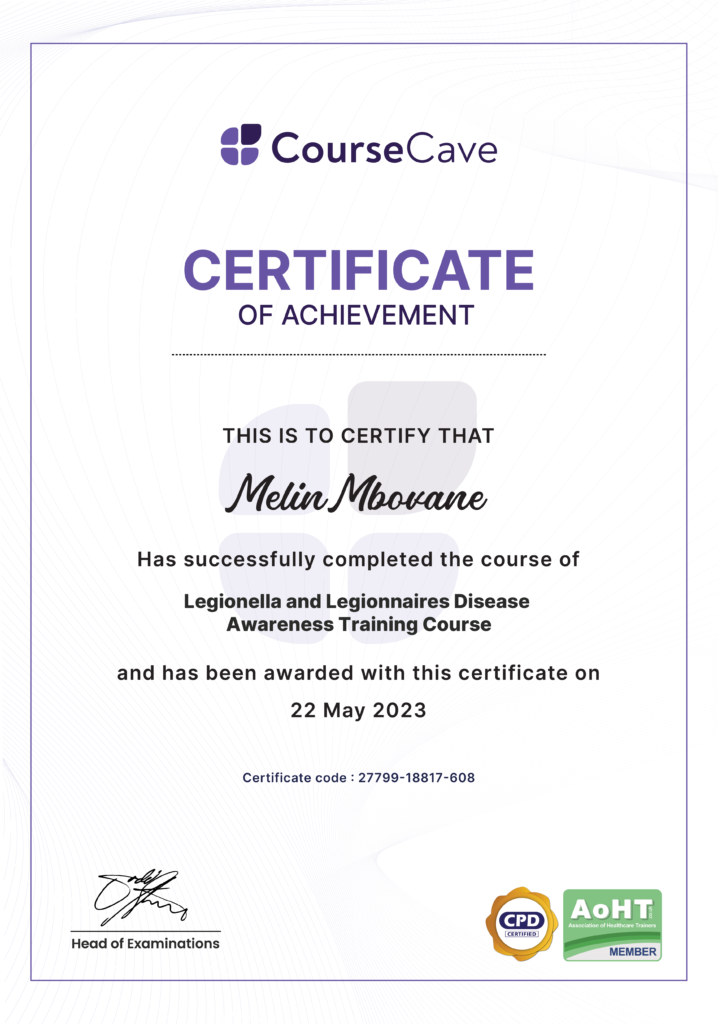 Certificate Sample